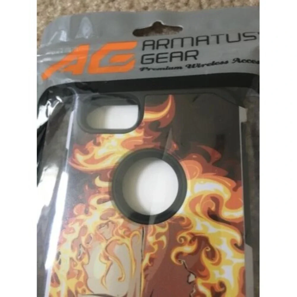ihone 6S 7 8 Skull Print Phone Case Cover Hybrid Armor